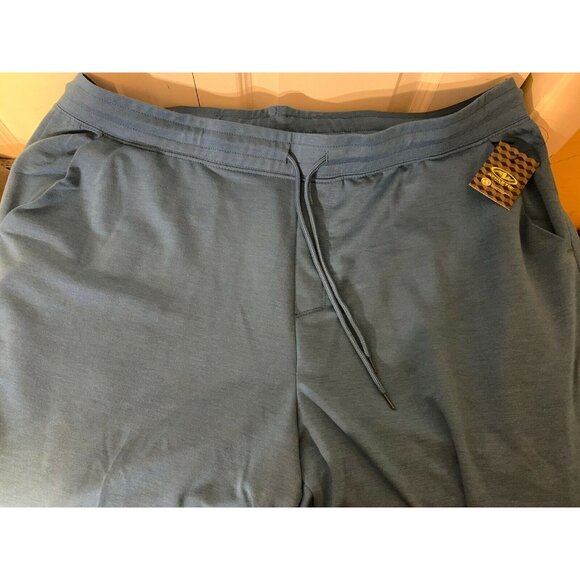 New Athletic Works Men’s Sz 2XL driworks Blue knit jogger polyester spandex  NWT - Picture 7 of 10